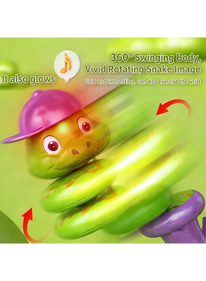 2 PCS Musical Whistle Toys, Cartoon Animal Fake Snake Whistle Spinning Toys, Musical Instrument Toy for Children Birthday Gift - Image 3